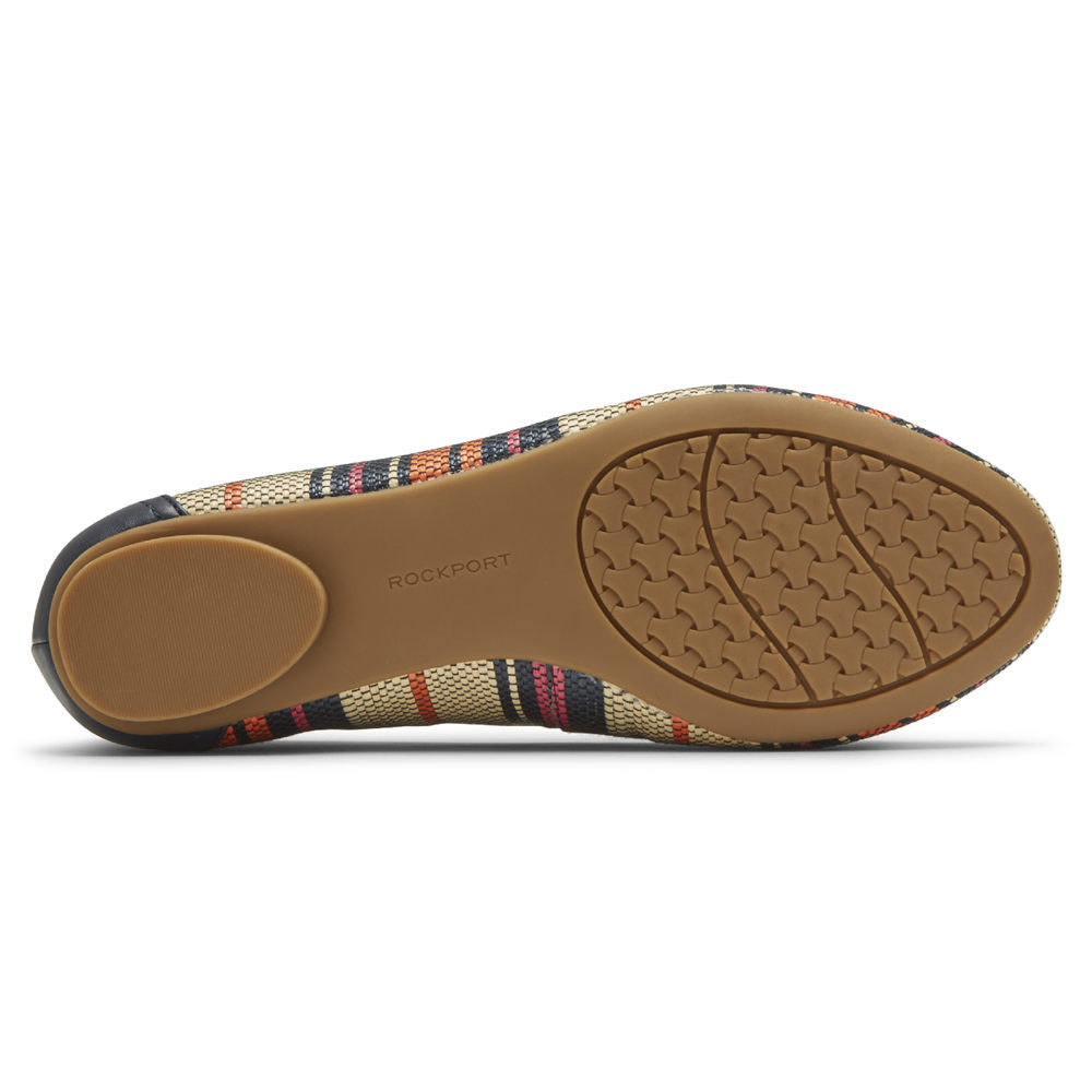 Rockport Singapore Womens Flats - Reagan Bow Multicolor - RV1694587